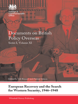 cover image of European Recovery and the Search for Western Security, 1946-1948